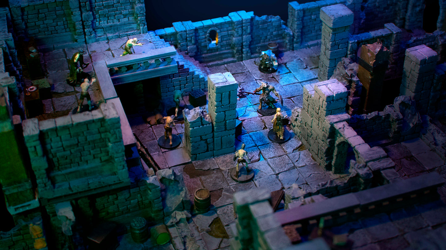 DECREPIT DUNGEONS - Modular Dungeon Kit [STL]