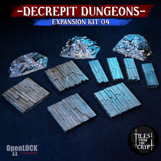DECREPIT DUNGEONS: EXPANSION 04 - Modular Dungeon Kit  [STL]