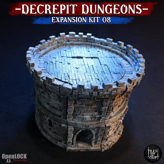 DECREPIT DUNGEONS: EXPANSION 08 - Modular Dungeon Kit  [STL]