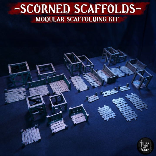 SCORNED SCAFFOLDS - Modular Scaffolding kit [STL]