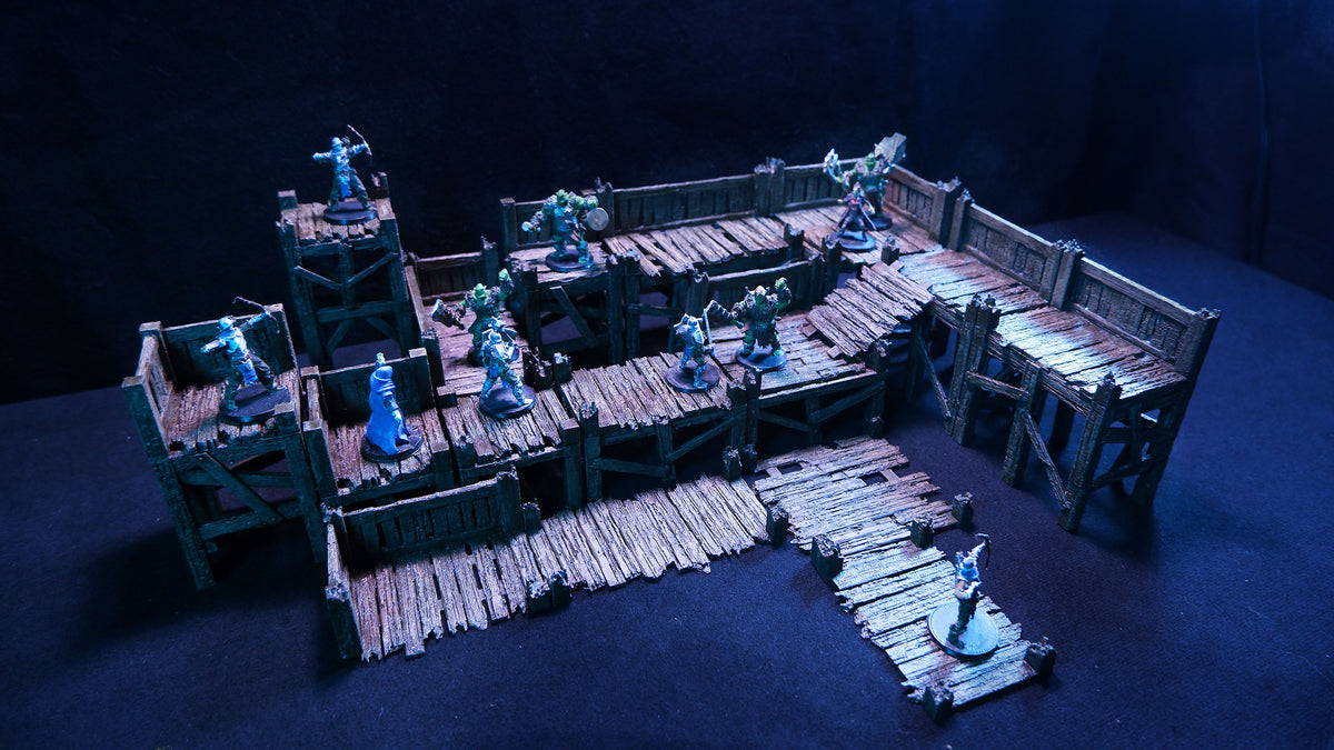 SCORNED SCAFFOLDS - Modular Scaffolding kit [STL]